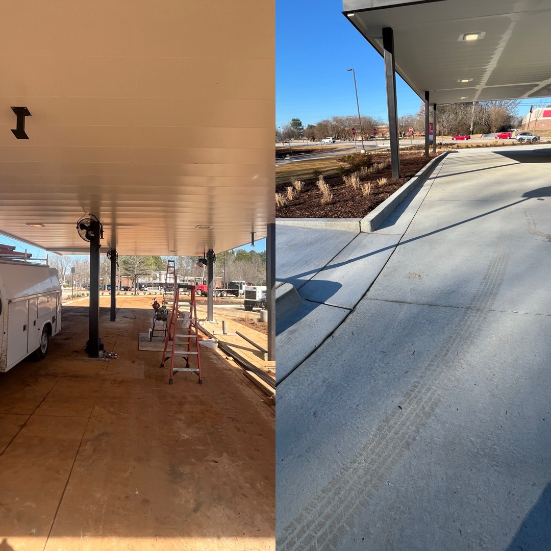 Drive-through final clean